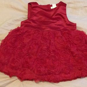 Red dress size 6-9 months by cat and jack NWT